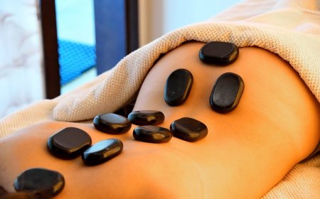Массаж с использованием лечебных камней