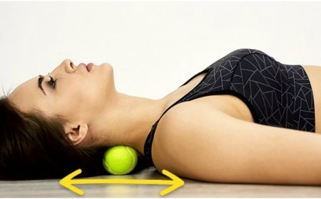 Массаж теннисным мячом