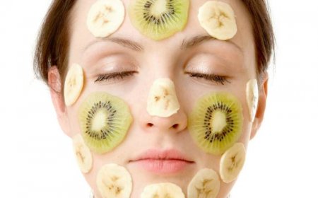 Банановая маска для глаз