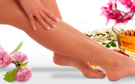 Очарование женских ножек с медовыми масками