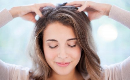 Делаем массаж головы