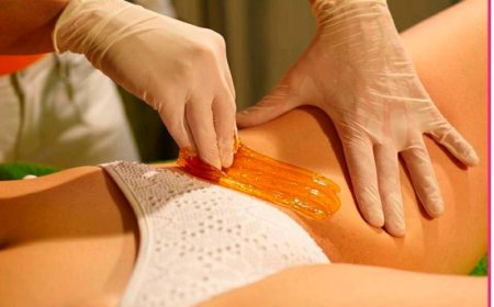 Депиляция интимных мест карамелью