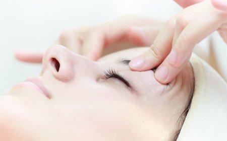 Массаж лба от усталости