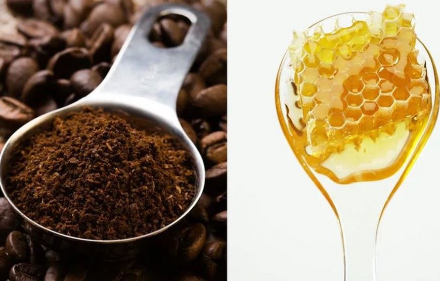 Кофейно-медовый скраб для тела с оливковым маслом
