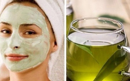Омолаживающая ночная маска для лица с зеленым чаем