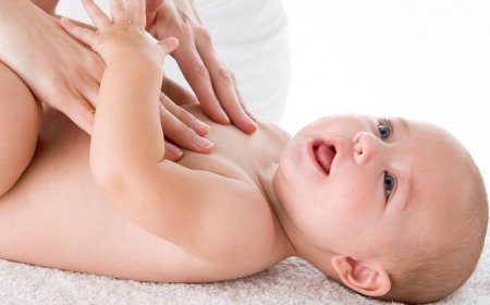 Детский массаж: польза и эффективность