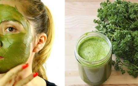 Делаем маску для лица из петрушки