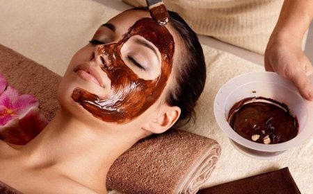 Шоколадная маска для лица.