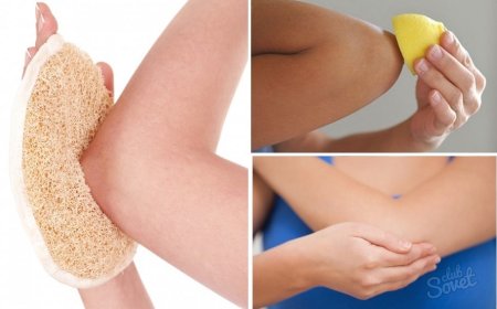 Ухаживаем за локтями с помощью домашних средств