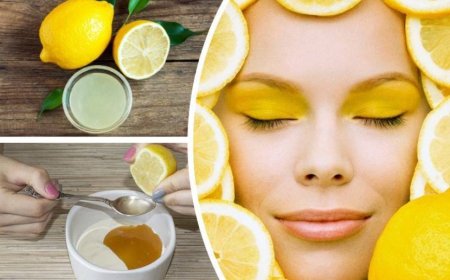 Три полезные домашние косметические маски для лица с лимоном