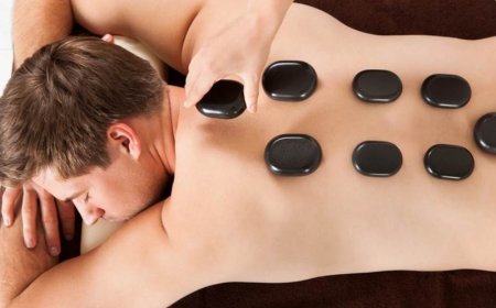 Применение горячих камней в массаже